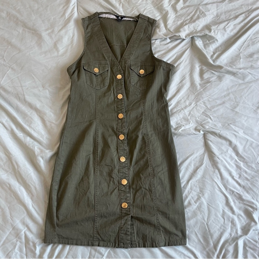 Vintage guess green mini dress 💚